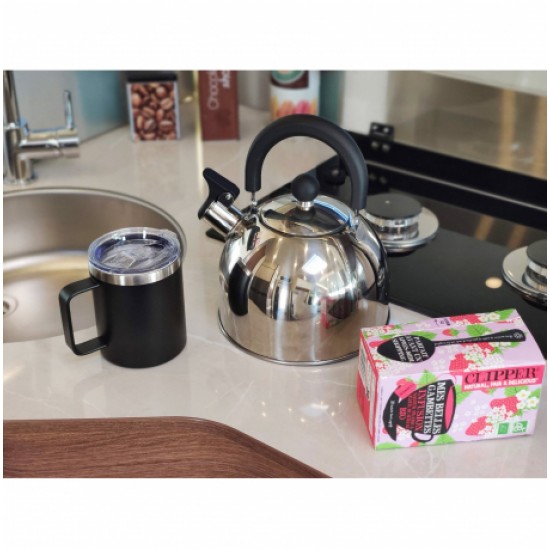 Bollitore 2L Acciaio Inox per Camper e Campeggio