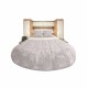 Pronto Letto per Letto Centrale Biloba 100% Cotone 140 x 190 cm