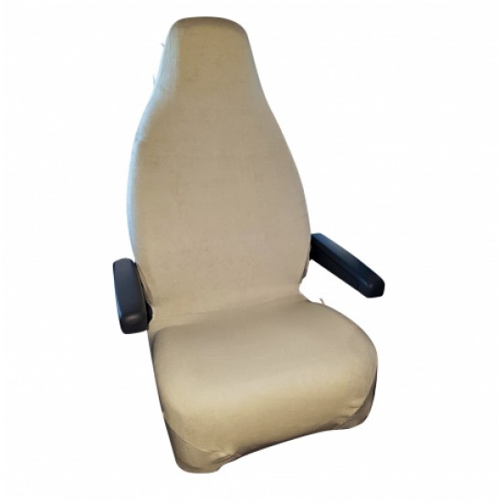 Coprisedili Camper Beige in Spugna Set 2 – Cotone Elasticizzato