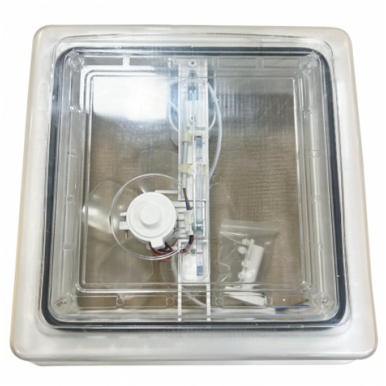 Oblò da Tetto 28x28 cm con Ventola 12V Conversion Van per Camper