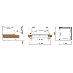 OBLO'  VENT 28 F  CRYSTAL - FIAMMA