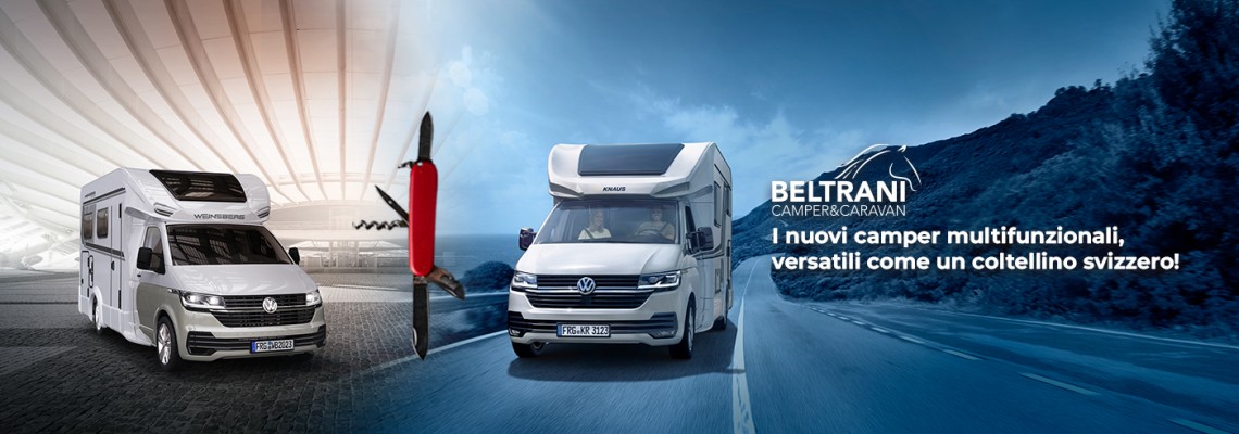 I nuovi Camper multifunzionali, versatili come un coltellino svizzero!