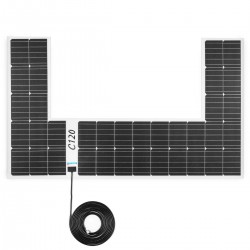 PANNELLO SOLARE 120W E-VAN SAGOMATO 138 X 82 CM - MOSCATELLI