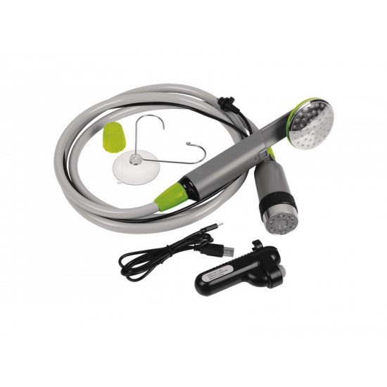 Doccia da campeggio con pompa a batteria elettrica Doccia da campeggio con pompa a batteria elettrica