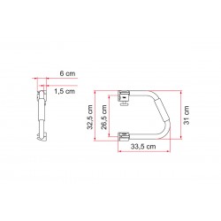 MANIGLIA DI SICUREZZA SECURITY 31 - FIAMMA