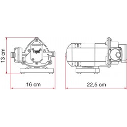 POMPA ACQUA 12 V 7 LT/MIN - SHURFLO