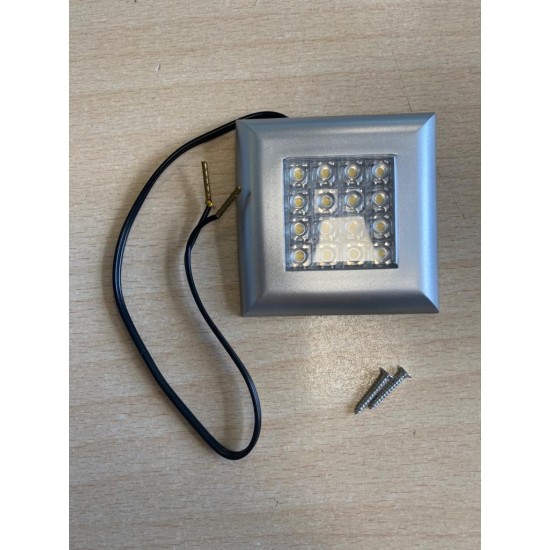 SPOT QUADRATO A LED 1.8W SILVER