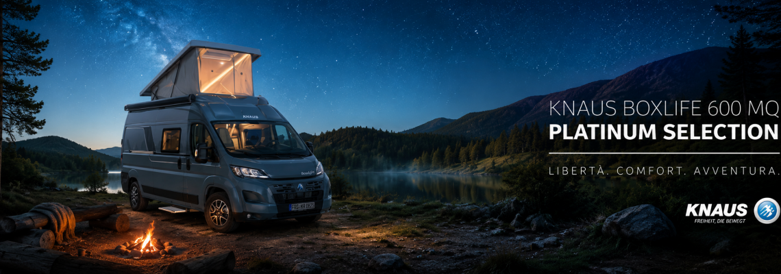 Novità Knaus Boxlife 600 MQ Platinum Selection