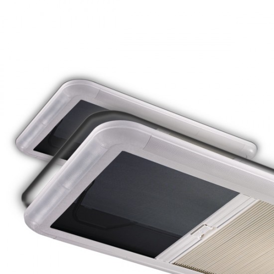 CORNICE INTERNA HEKI 2 DELUXE BIANCO CREMA CON LUCI - DOMETIC