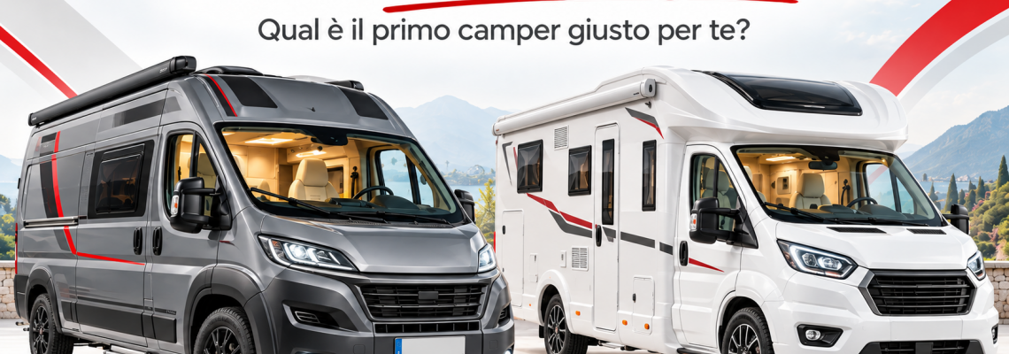 Van o semintegrale? Come scegliere il primo camper senza sbagliare