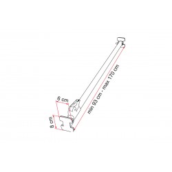 BARRA DI SICUREZZA TELESCOPICA LUGGAGE BAR - FIAMMA