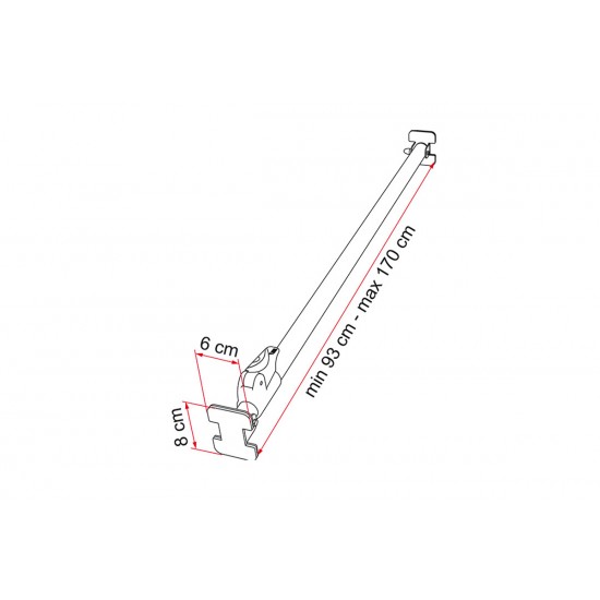 BARRA DI SICUREZZA TELESCOPICA LUGGAGE BAR - FIAMMA