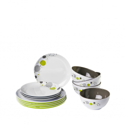  SET DI PIATTI 12 PZ MIDDAY SPACE - BRUNNER