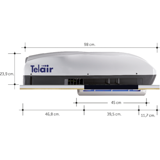 CONDIZIONATORE SILENT PLUS 5900H - TELAIR CONDIZIONATORE SILENT PLUS 5900H - TELAIR