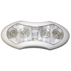 PLAFONIERA SUPERSTAR A LED 12V A LUCE CALDA CON INTERRUTTORE