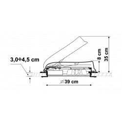 OBLO' TURBO VENT WHITE - FIAMMA