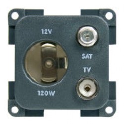 PRESA 12V AUTO + TV + SAT - CBE