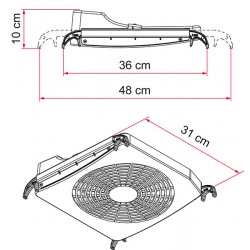 VENTILATORE SUPPLEMENTARE TURBO KIT - FIAMMA