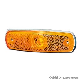 10 Luci Laterali LED Arancioni 12V Per Camion, Van, Caravan E Bus - Luce Di Posizione Universale - 3