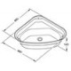 LAVELLO RETTANGOLARE LINEA 33 SINISTRO LAVELLO RETTANGOLARE LINEA 33 SINISTRO