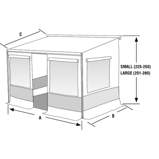 PRIVACY LIVING ROOM FREEDOM 400 SMALL - CONVER