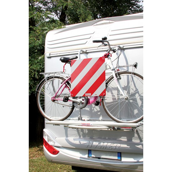 Cartello Carichi Sporgenti Omologato 50x50 Cm Con 4 Ganci – Adatto Per Italia, Spagna E Portogallo, Per Bici E Caravan