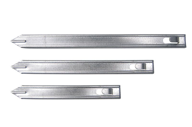your GEAR 8 x picchetto per tenda TX 400 - T-profilo 400 x 65/25 x 20 mm, robusto picchetto in acciaio your GEAR 8 x picchetto per tenda TX 400 - T-profilo 400 x 65/25 x 20 mm, robusto picchetto in acciaio