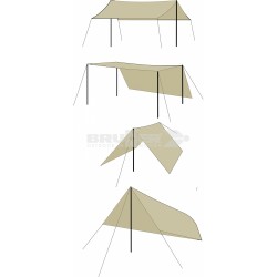 TENDA PARASOLE SUNNY UV 3x3 - BRUNNER