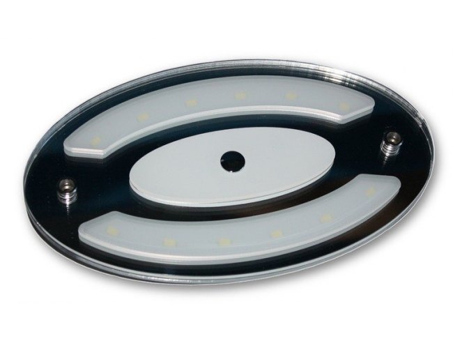 Plafoniera Led Camper : Plafoniera a led touch ovale