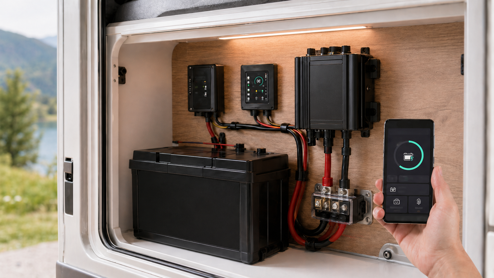 Batterie al litio, inverter e generatori per camper