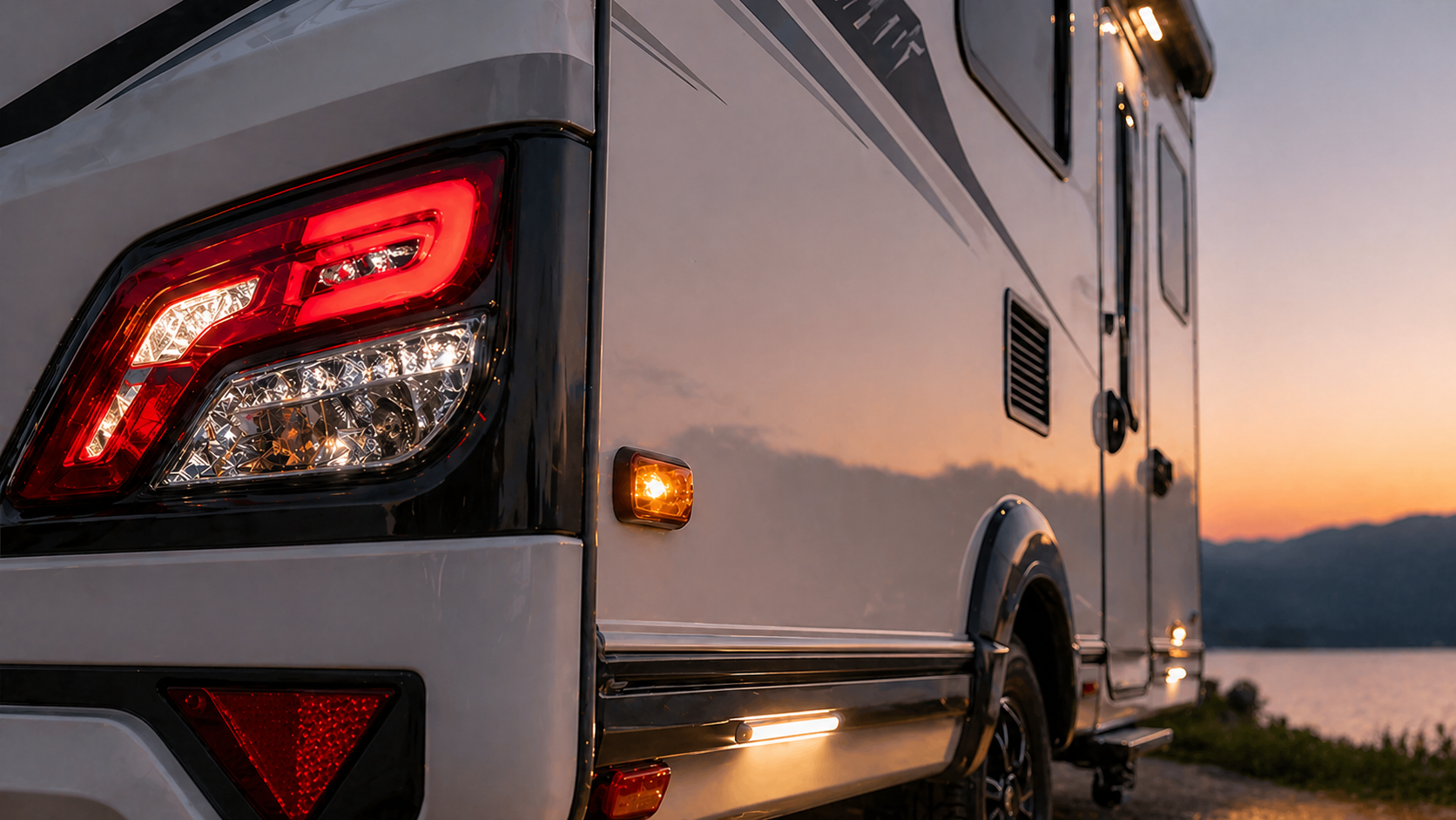 Fanaleria LED e luci di ingombro per camper e caravan