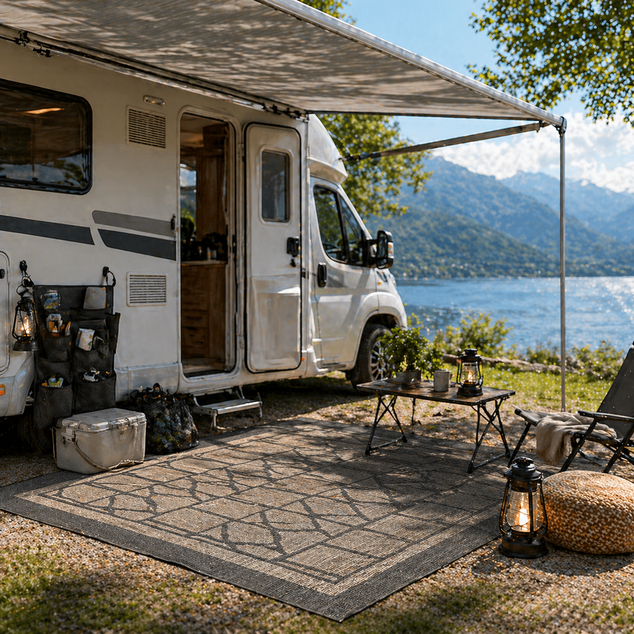 Stuoie e accessori outdoor per campeggio e camper