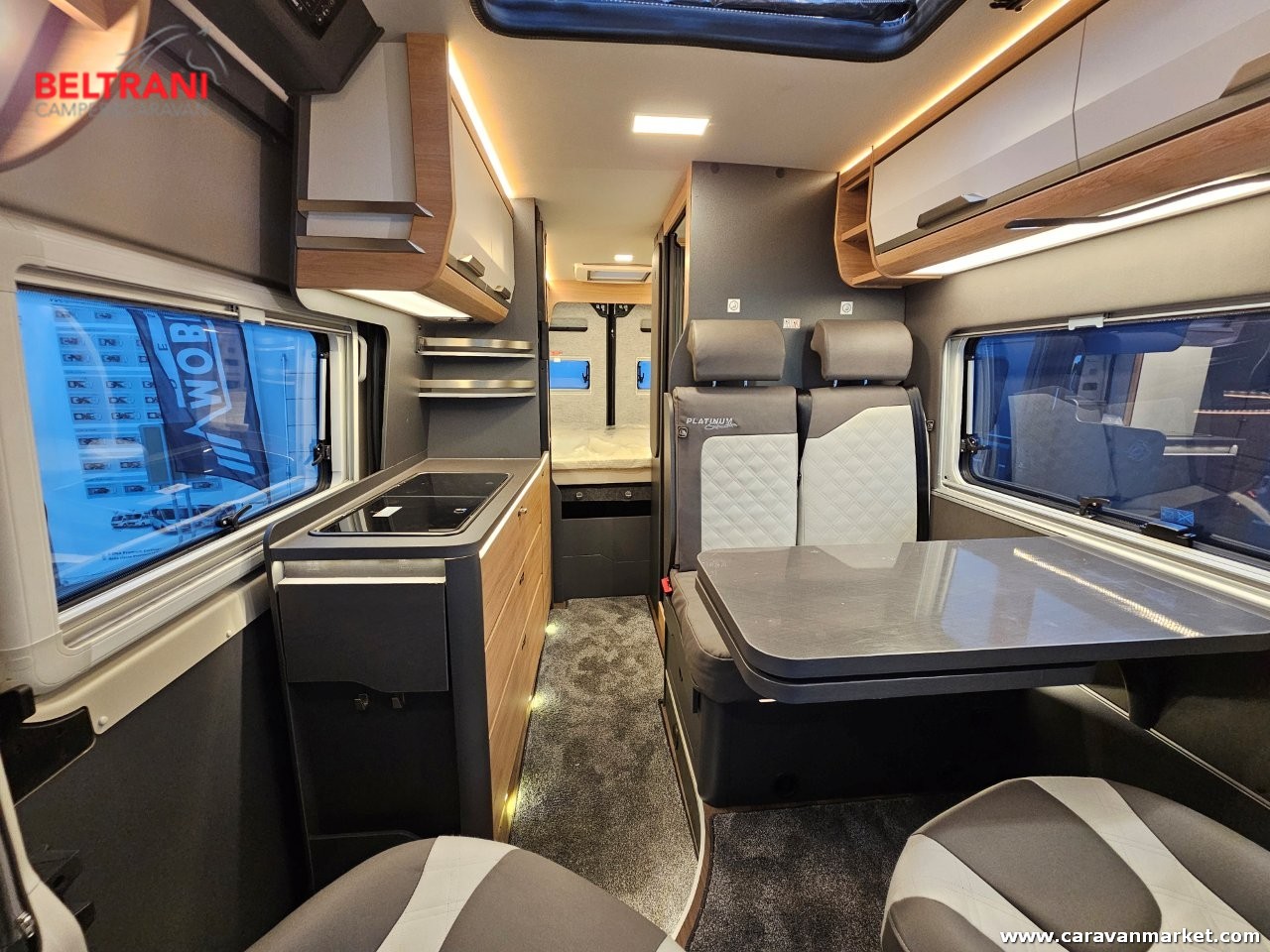 Knaus BoxLife 600 MQ Platinum Selection vista della zona living