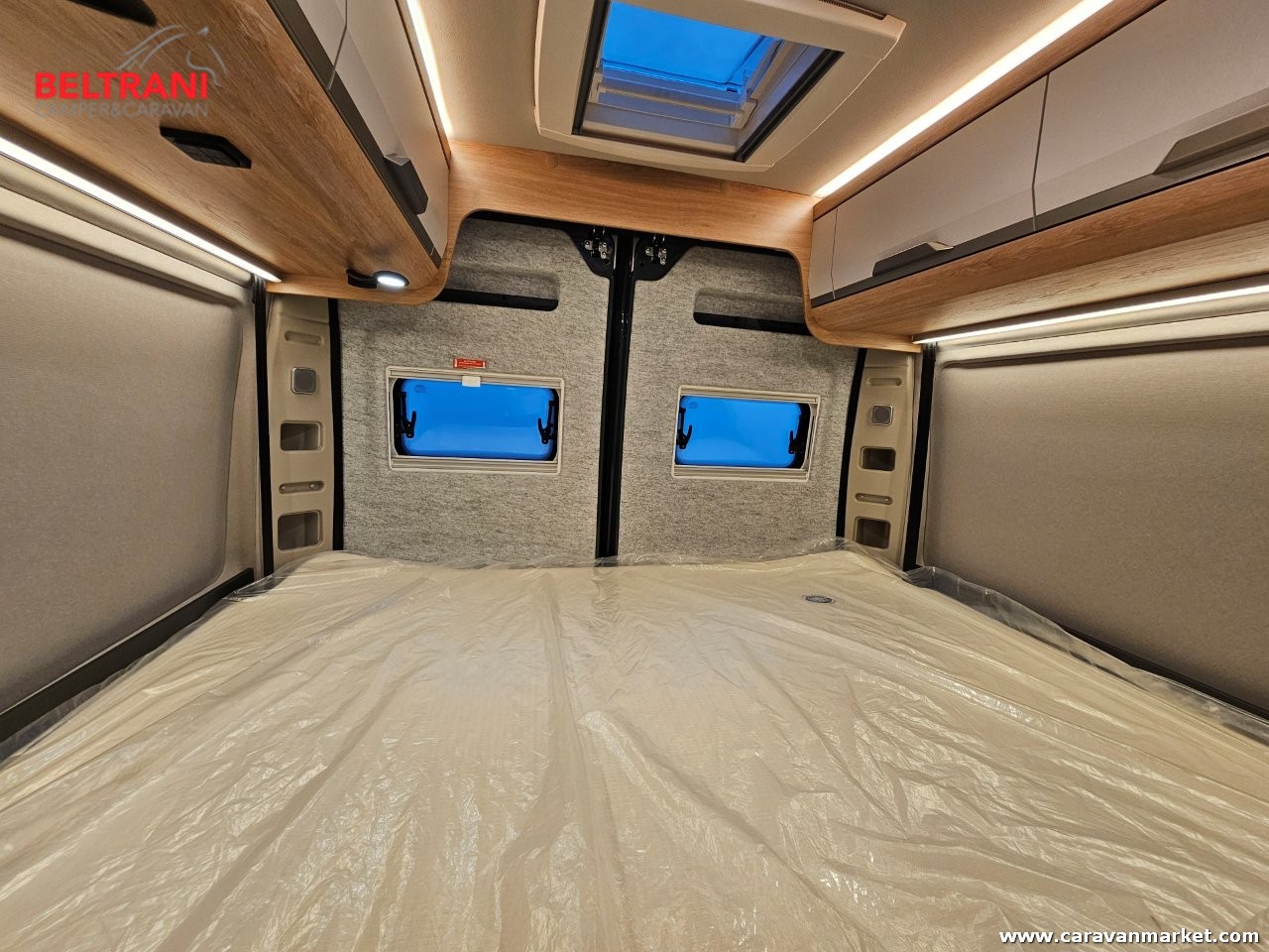 Knaus BoxLife 600 MQ Platinum Selection vista degli spazi posteriori